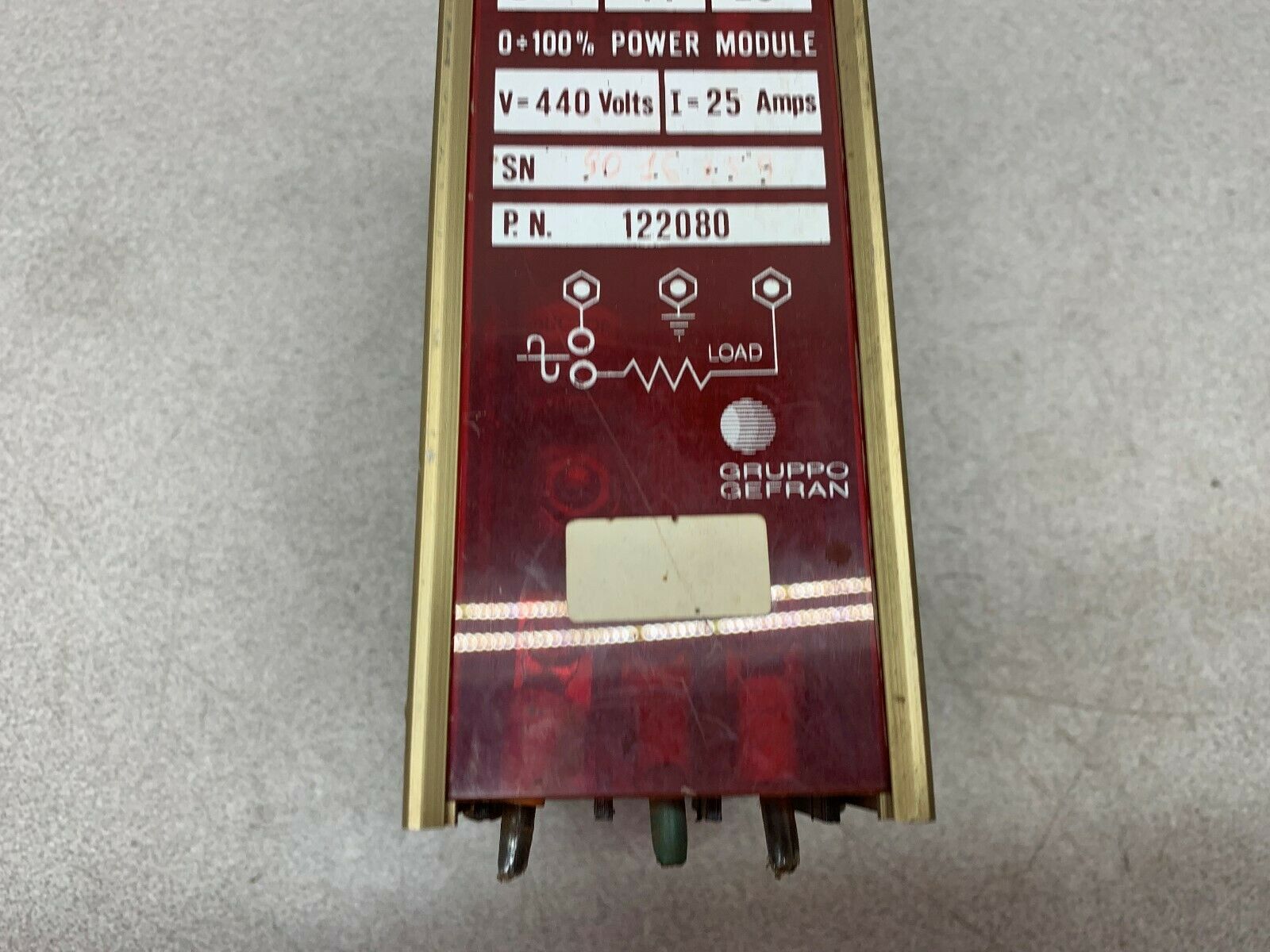 USED GTT POWER MODULE 122080