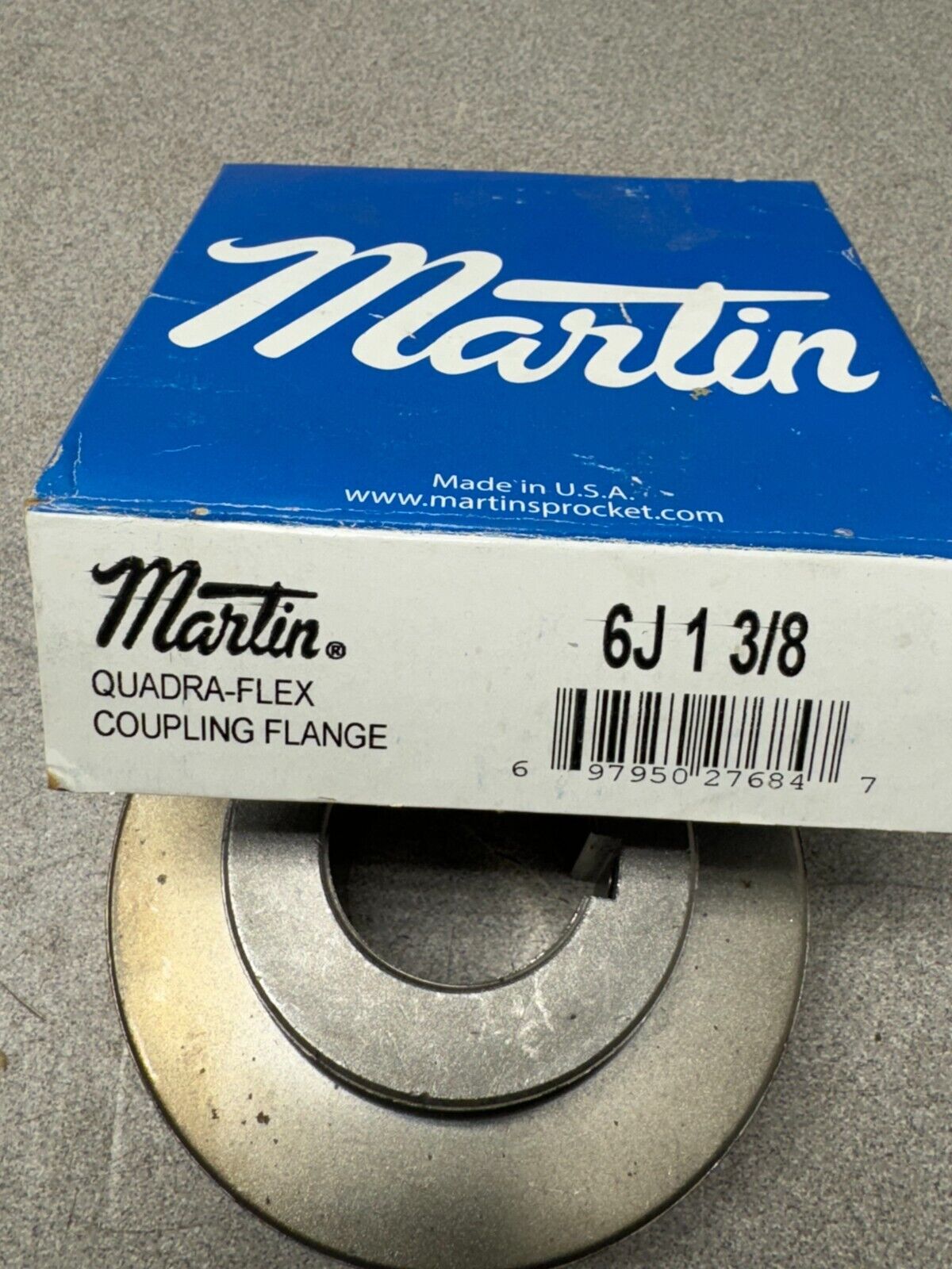 NEW IN BOX MARTIN QUADRA-FLEX COUPLING FLANGE 6J 1 3/8