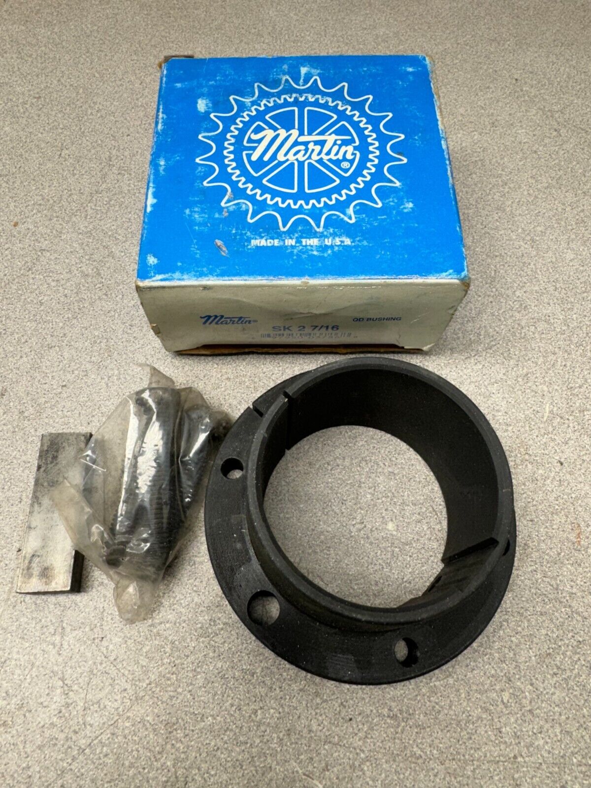 NEW IN BOX MARTIN QD BUSHING SK 2 7/16