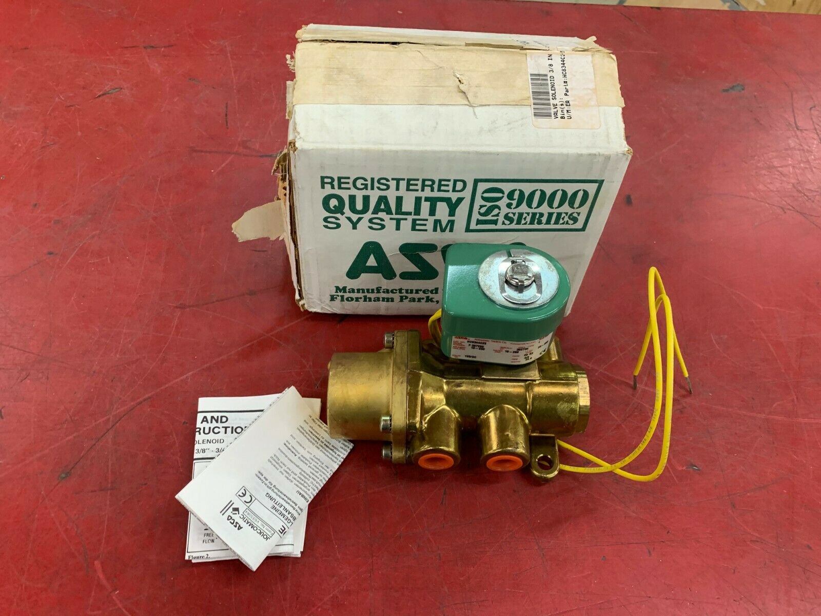 NEW IN BOX ACO RED HAT 3/8" SOLENOID VALVE HC8344C25