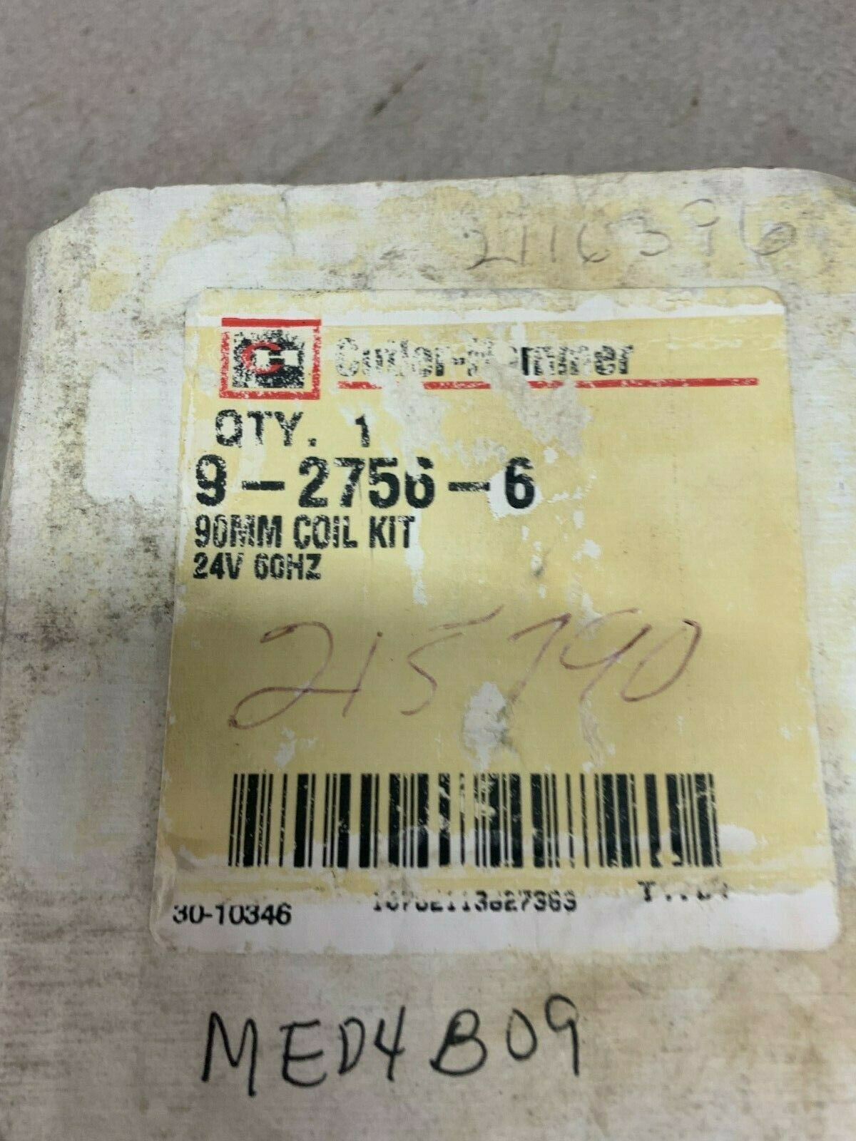 NEW IN BOX CUTLER HAMMER COIL 9-2756-6