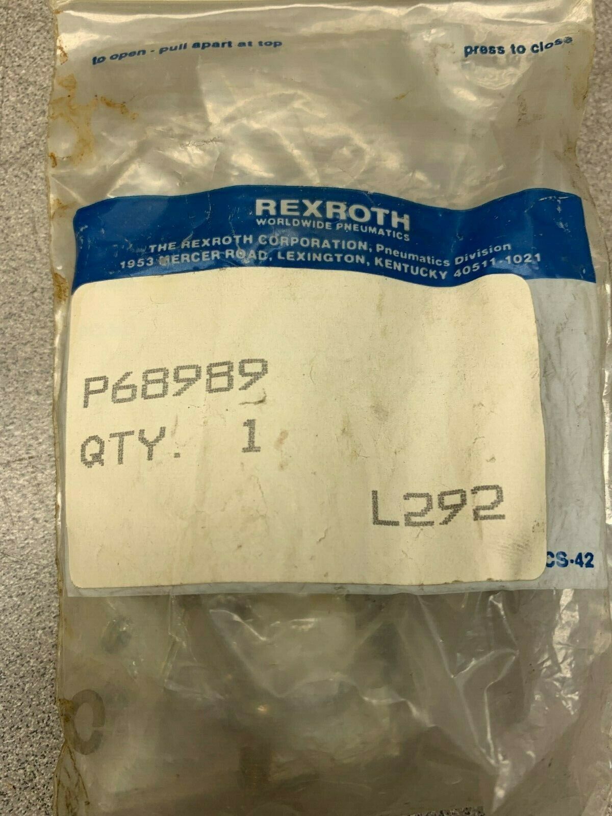 NEW IN BAG REXROTH PART P68989