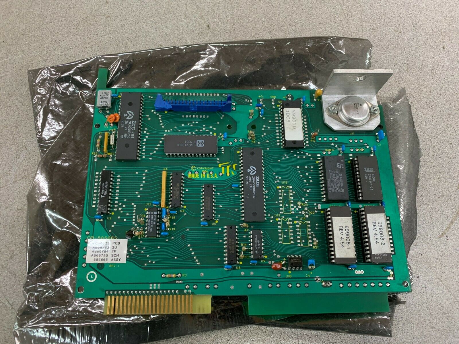 USED TN TECHNOLOGIES 630026 CPU CIRCUIT BOARD 885665