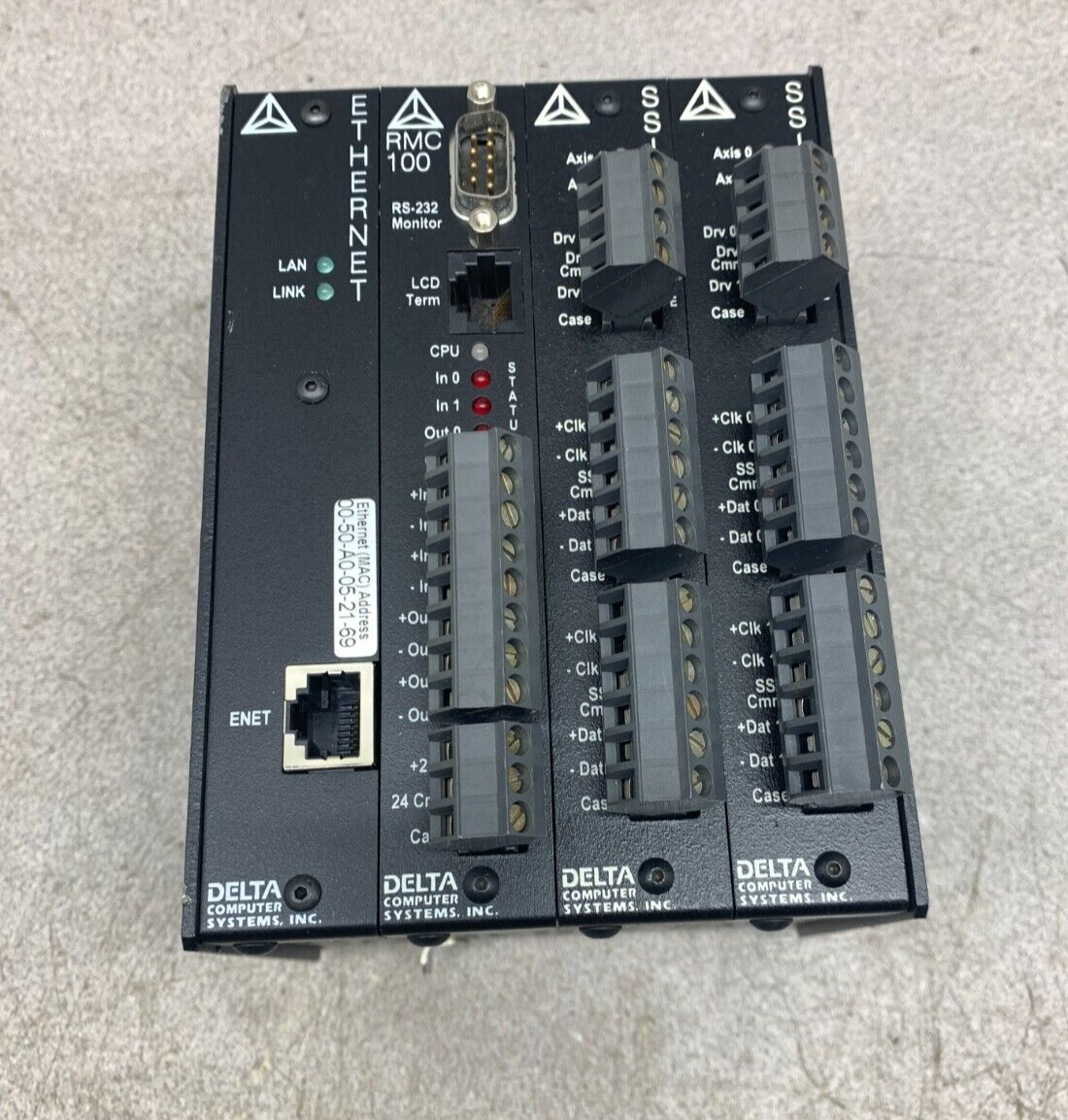 USED DELTA MOTION CONTROL MODULE RMC100-S2-ENET