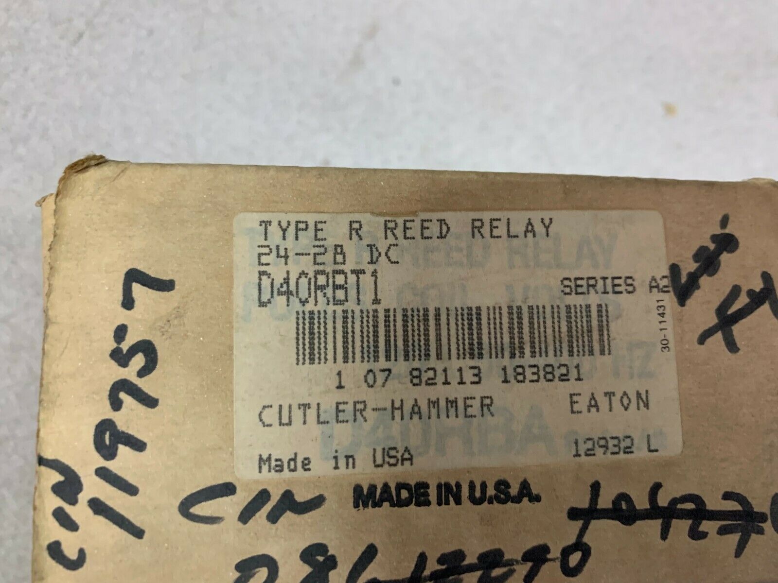 NEW IN BOX CUTLER HAMMER REED RELAY D40RBT1