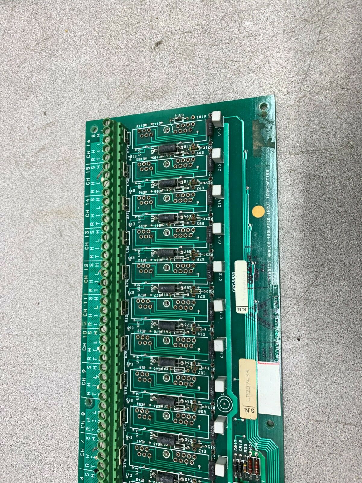 USED FISHER CIRCUIT BOARD CL6863X1-A1