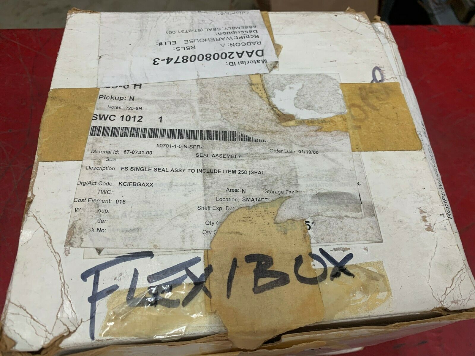NEW FLEXIBOX HS502016 SEAL ASSEMBLY 67-8731.00