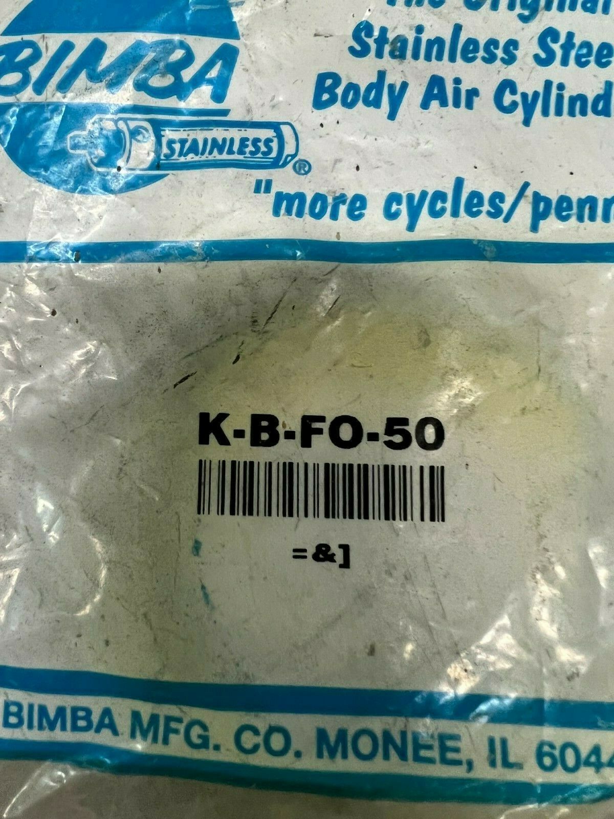 NEW IN BAG BIMBA REPAIR KIT K-B-FO-50