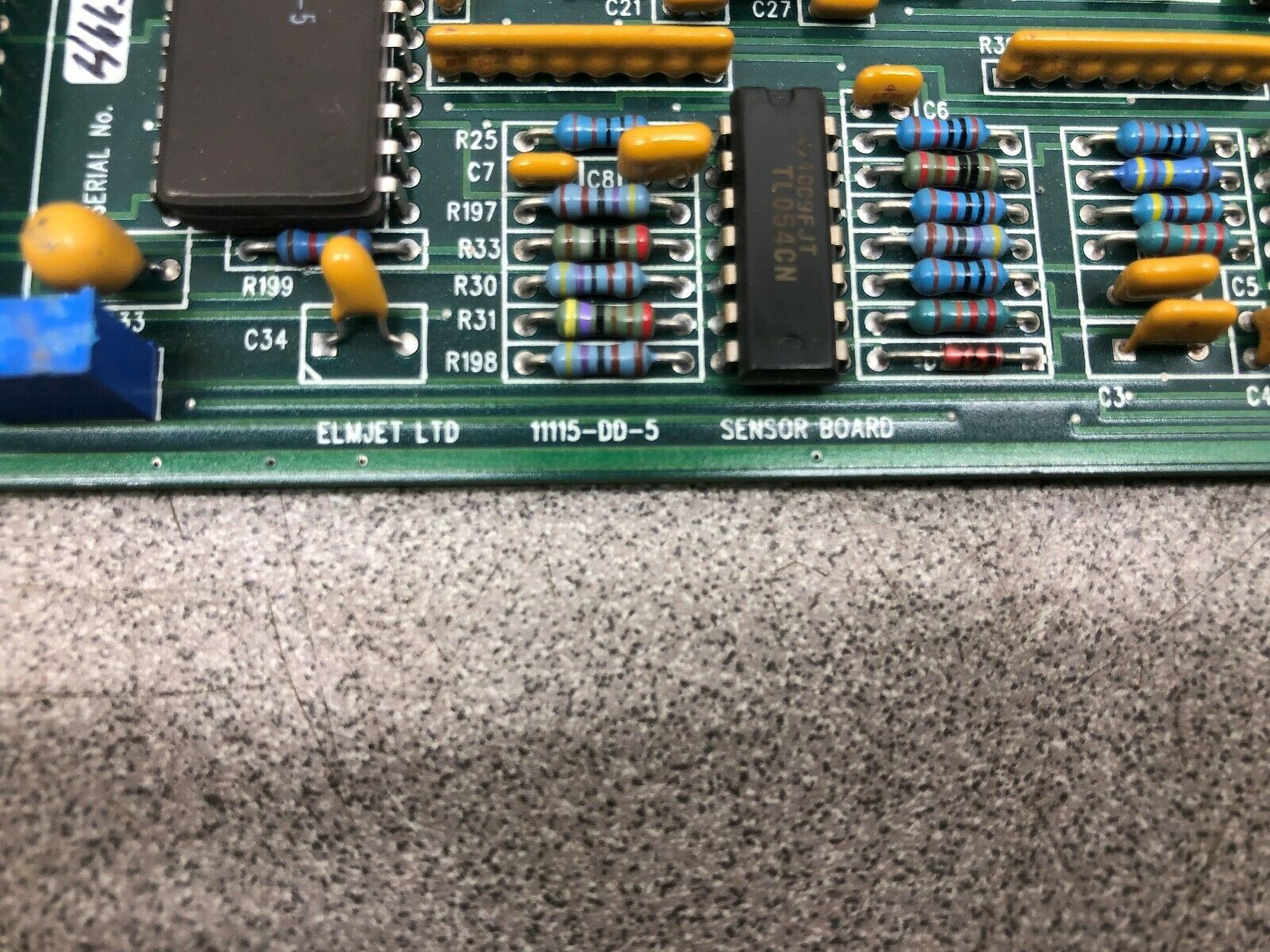 USED ELMJET LTD SENSOR BOARD 11115-DD-5