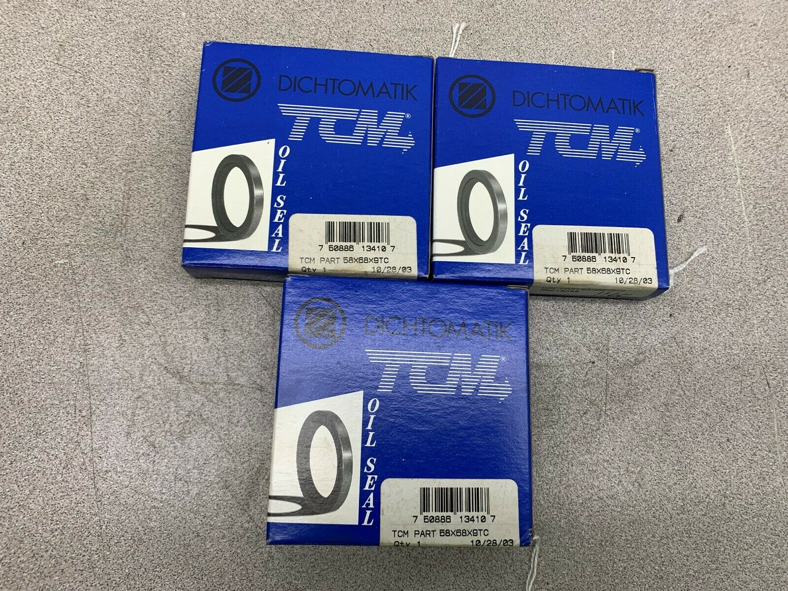 LOT OF 3 NEW IN BOX TCM OILSEAL 58X68X9TC