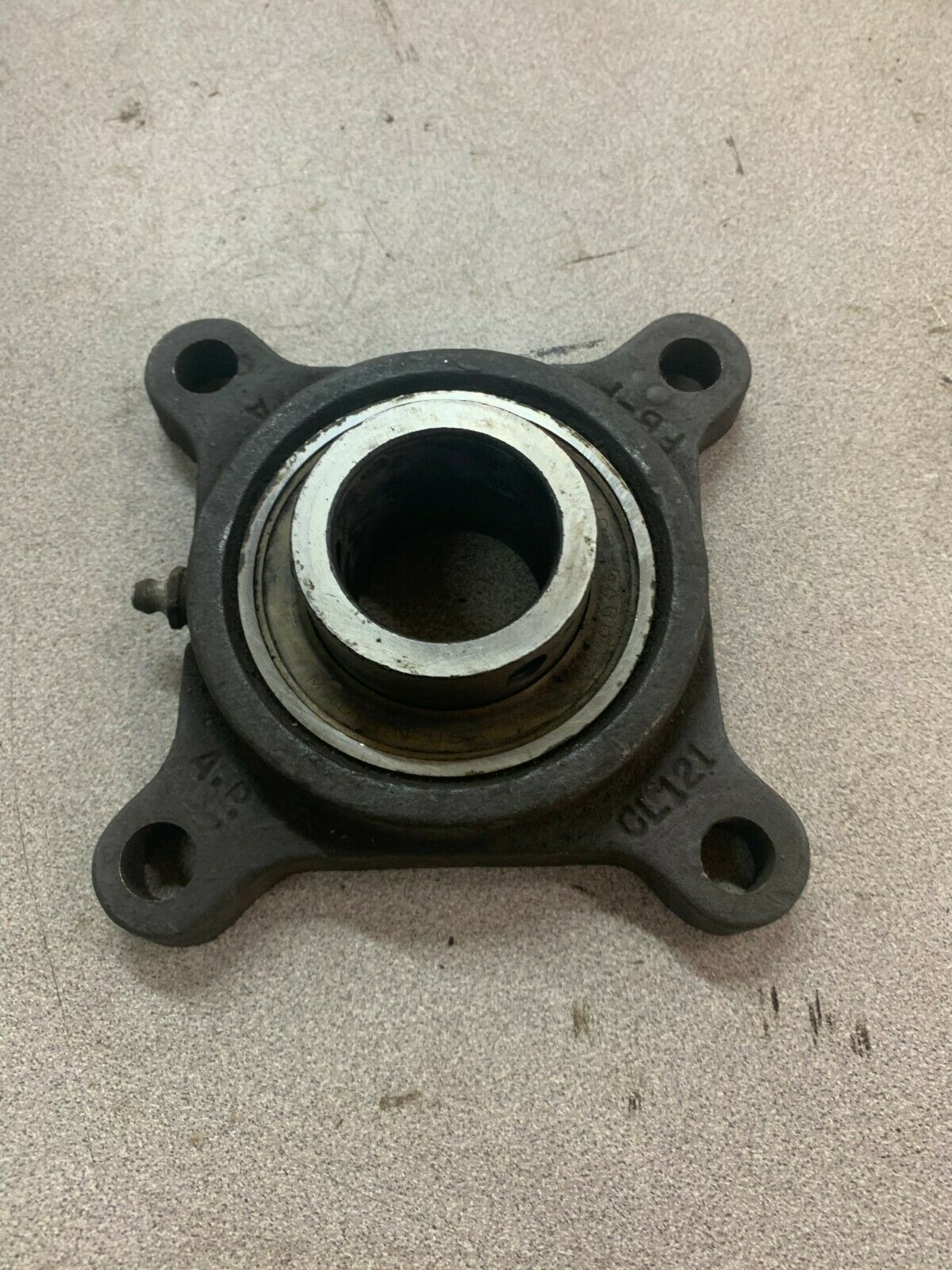 USED NDH GL121 4-BOLT FLANGE BEARING FB-F AB108