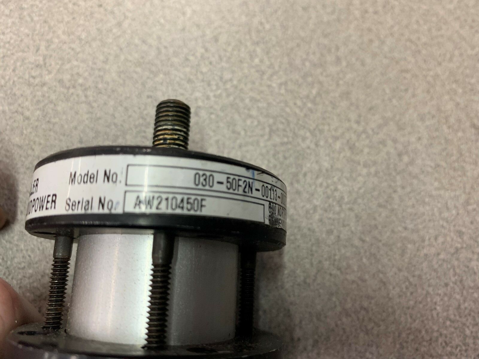 NEW NO BOX MILLER CYLINDER 030-50F2N-00L13-00075