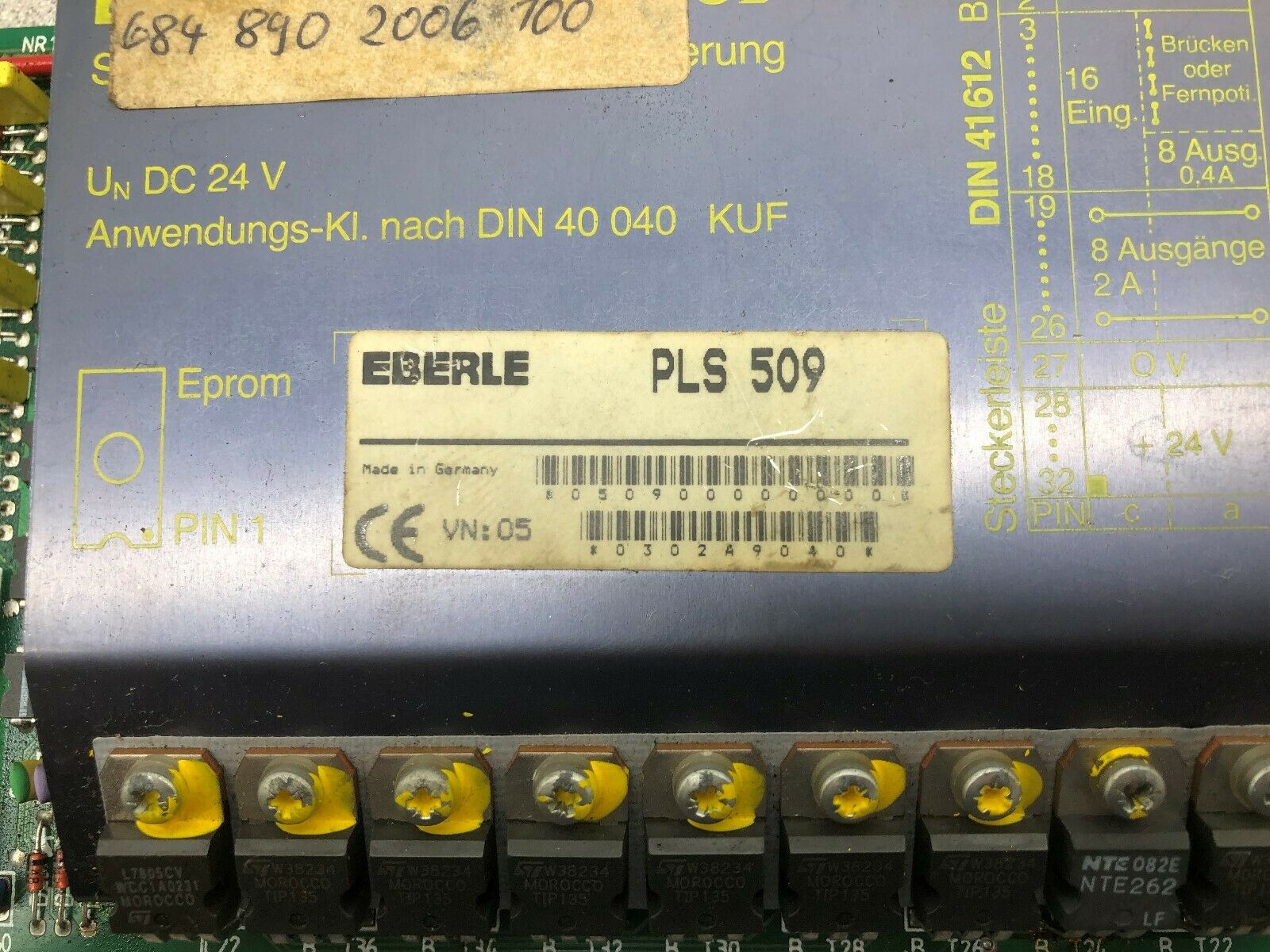 USED EBERLE EMPROM MODULE PLS 509