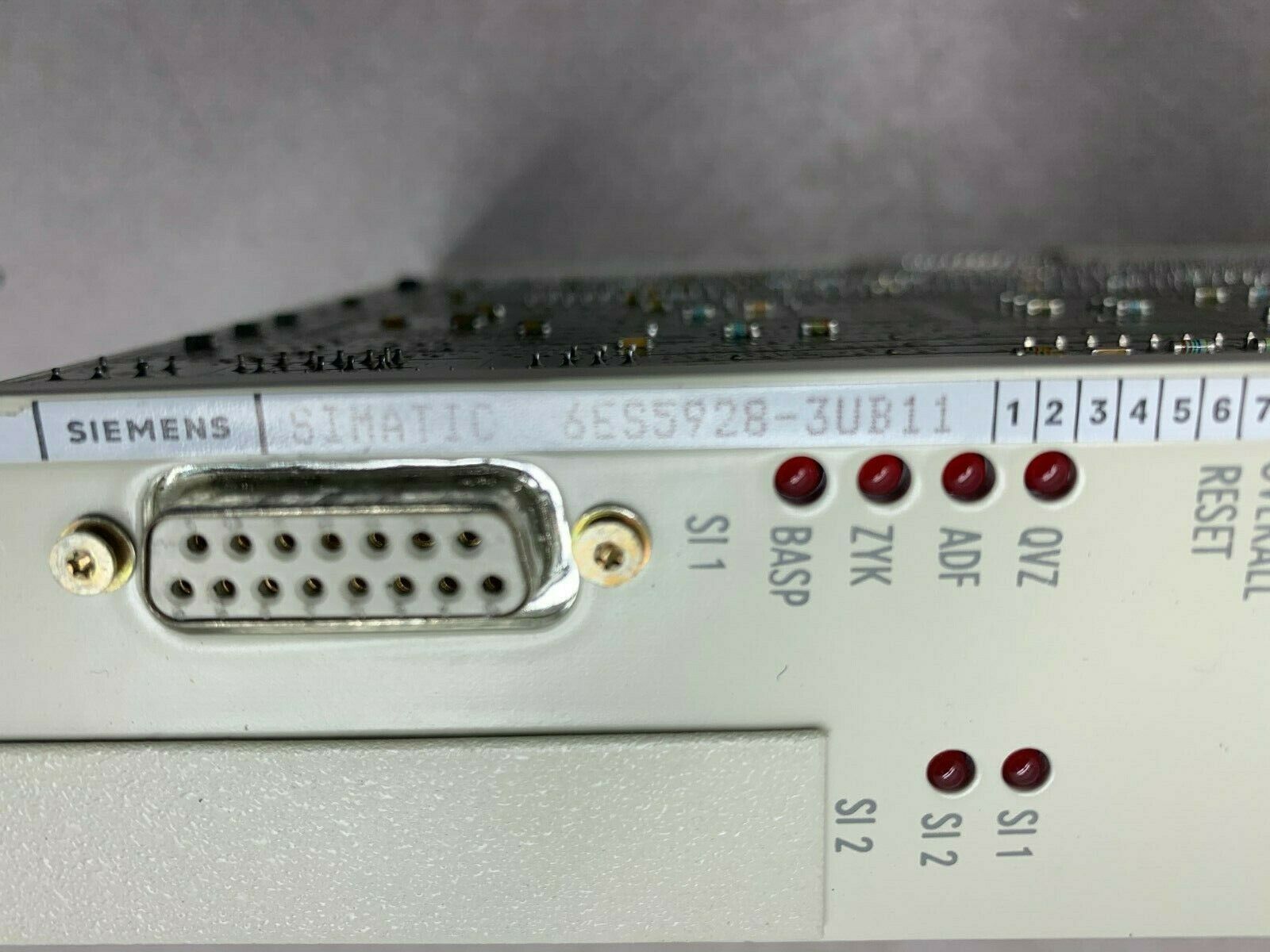 USED SIEMENS CIRCUIT BOARD 6ES5928-3UB11