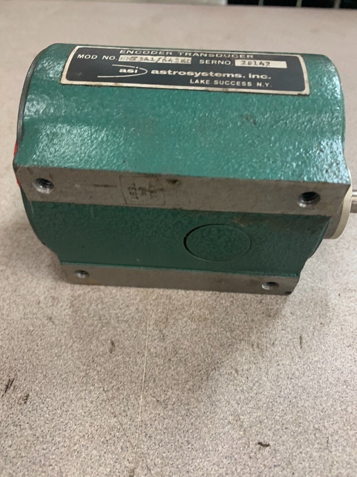 USED ASI ASTROSYSTEMS ENCODER TRANSDUCER HMT341/642KU