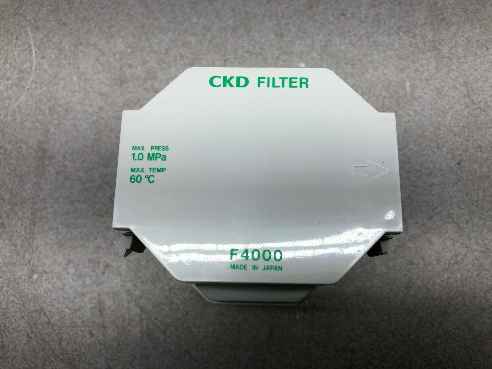 NEW NO BOX CKD F400 PNEUMATIC FILTER (MISSING BOWL) F400-15-W-F