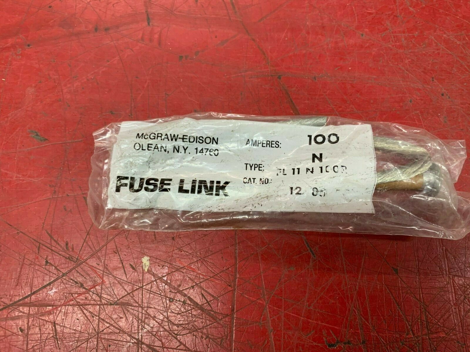 NEW IN BAG MCGRAW-EDISON 100 AMP FUSE LINK FL11N100R