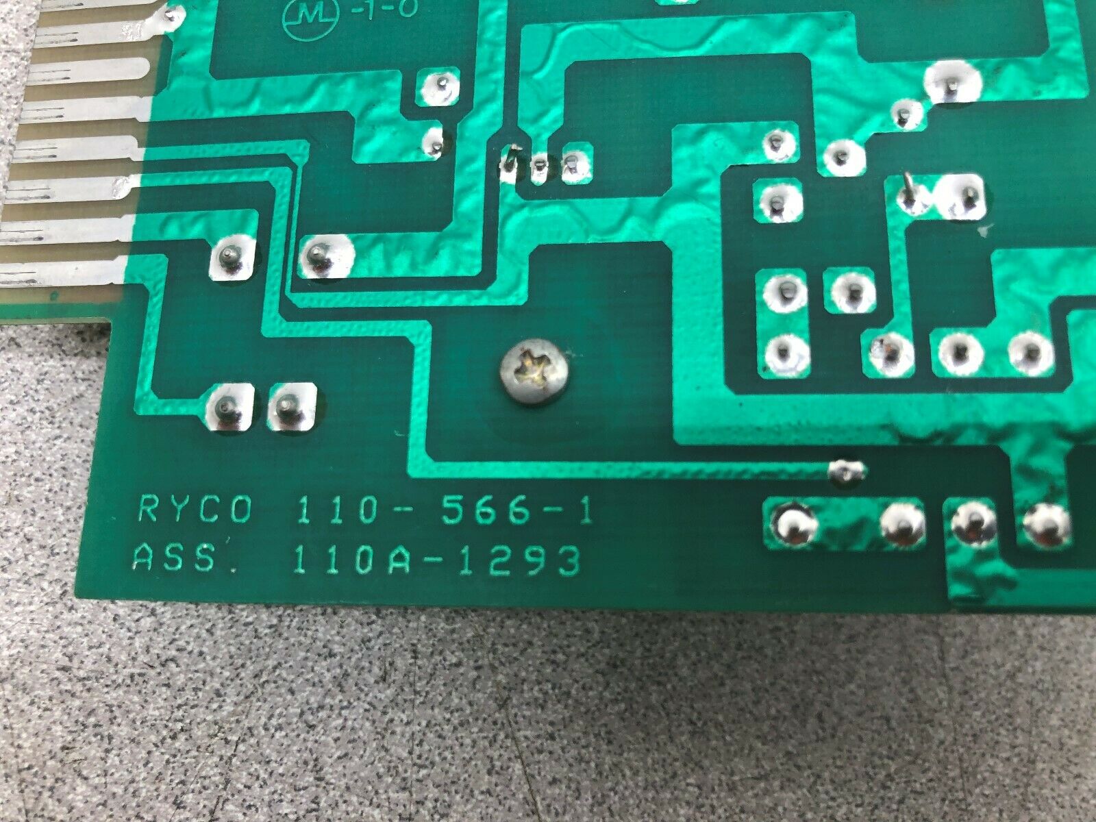 USED RYCO POWER SUPPLY BOARD 110A-1293