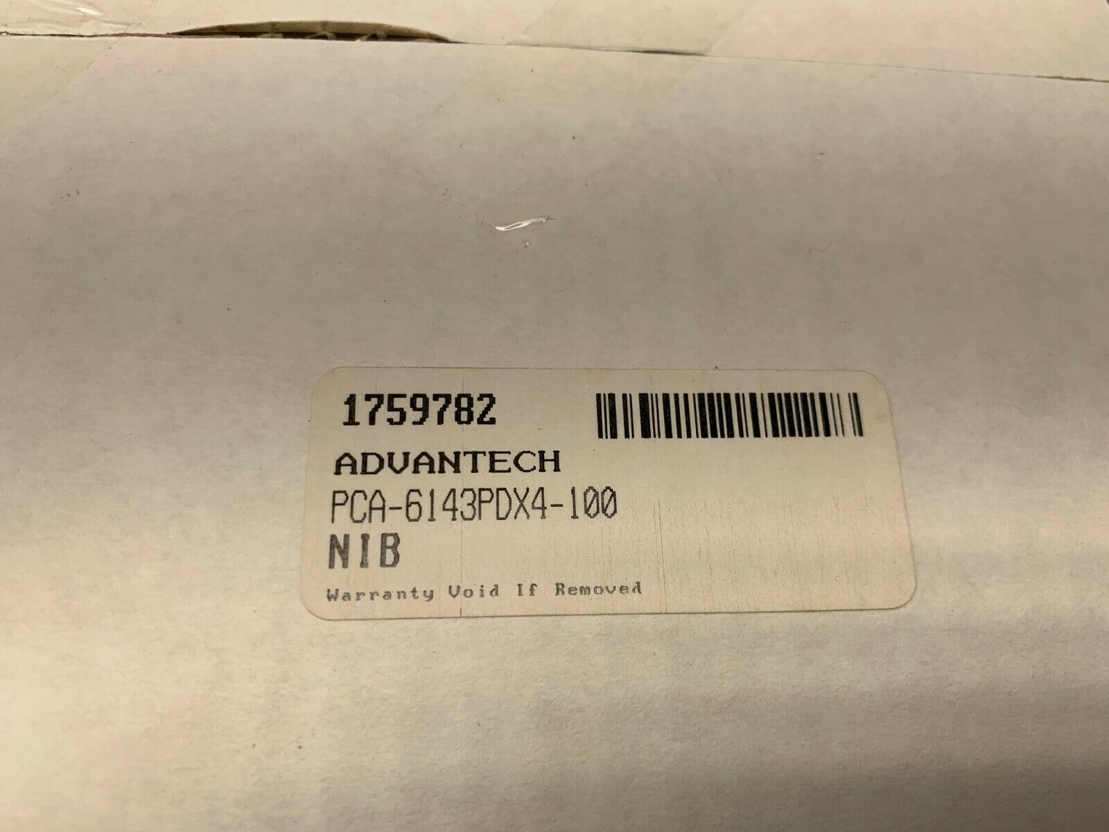 NEW IN BOX ADVANTECH PCA-6143P CIRCUIT BOARD PCA-6143PDX4-100