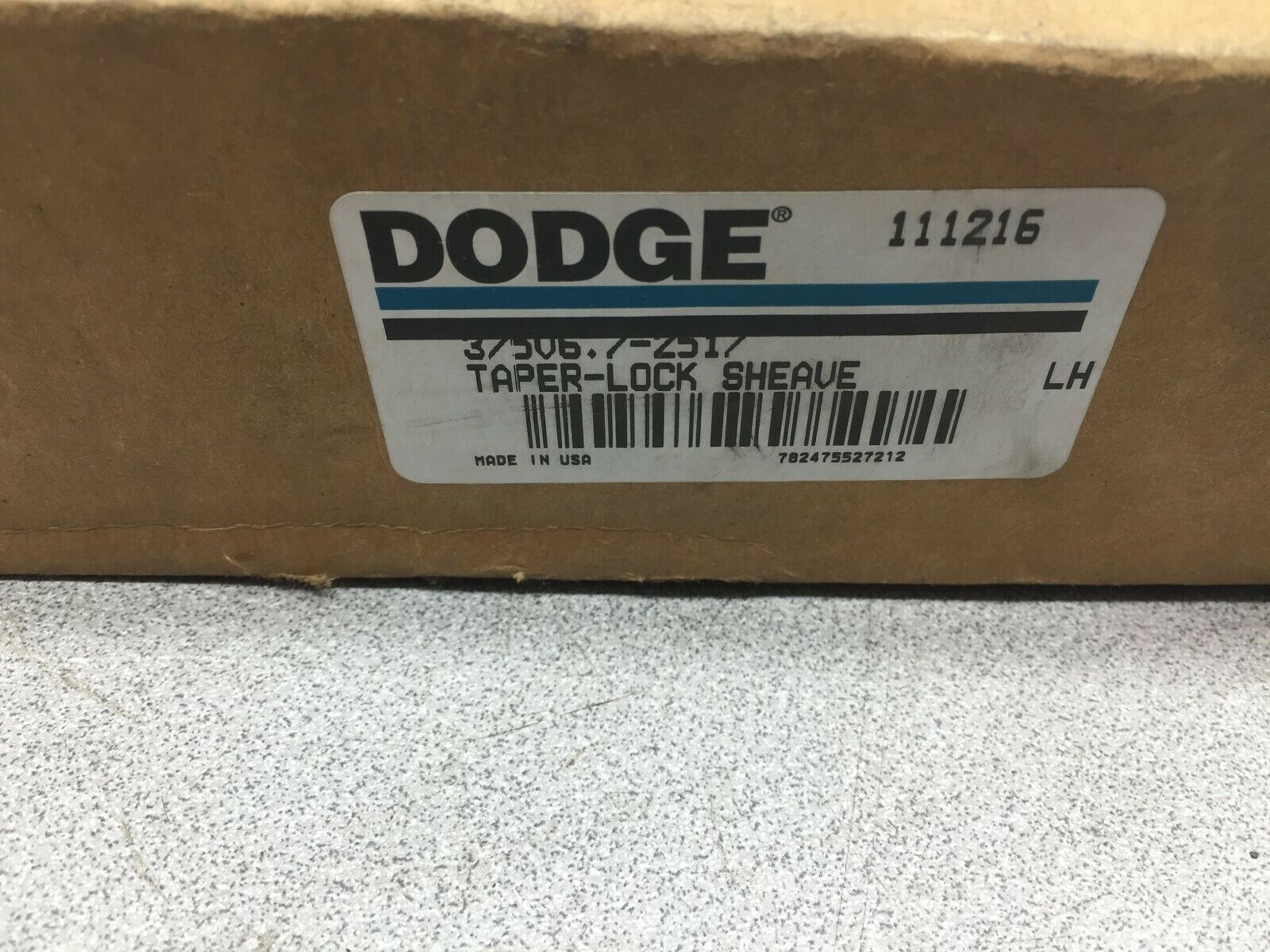 NEW IN BOX DODGE TAPER LOCK SHEAVE 3/5V6 70-2517 / 111216