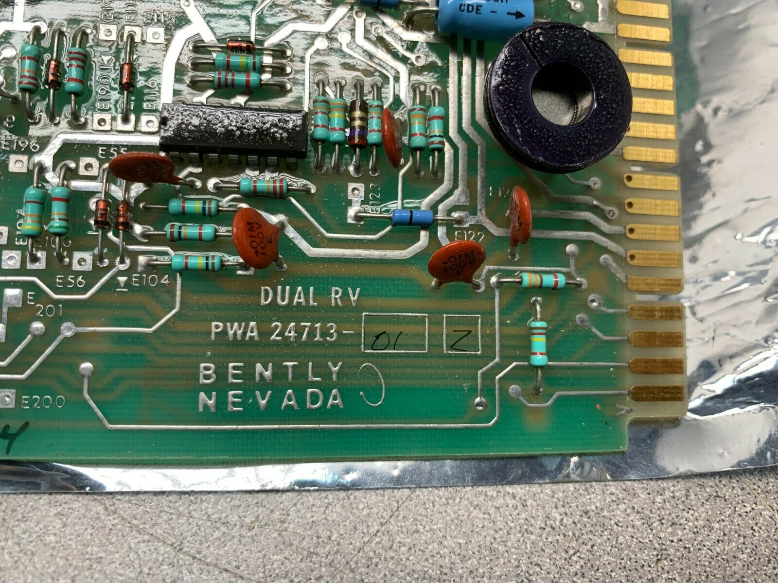 NEW NO BOX BENTLY NEVADA DUAL VIBRATION MONITOR PWA 24713-01Z