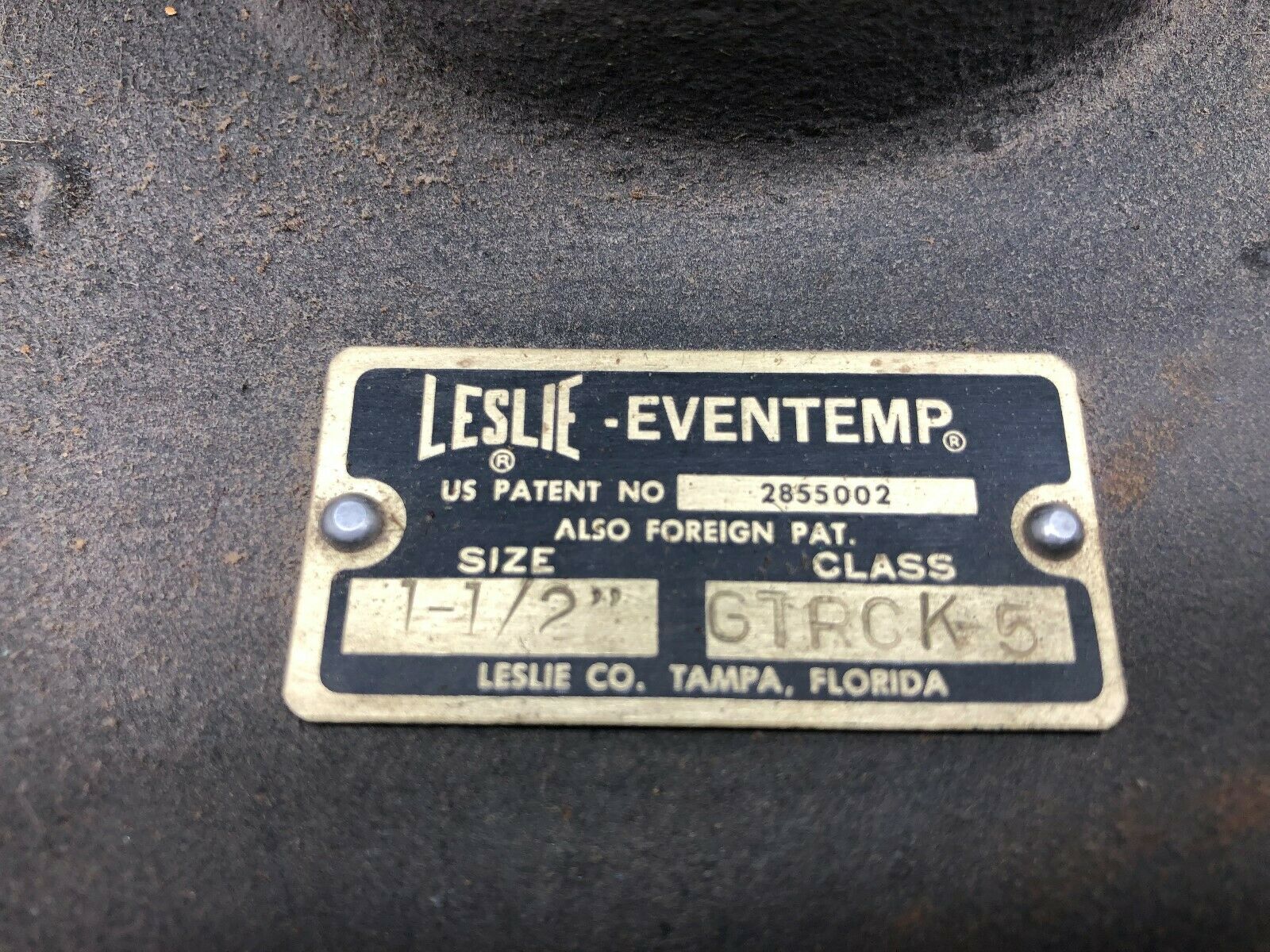 USED LESLIE-EVENTEMP 1 1/2 NPT PRESSURE REDUCING VALVE GTRCK-5