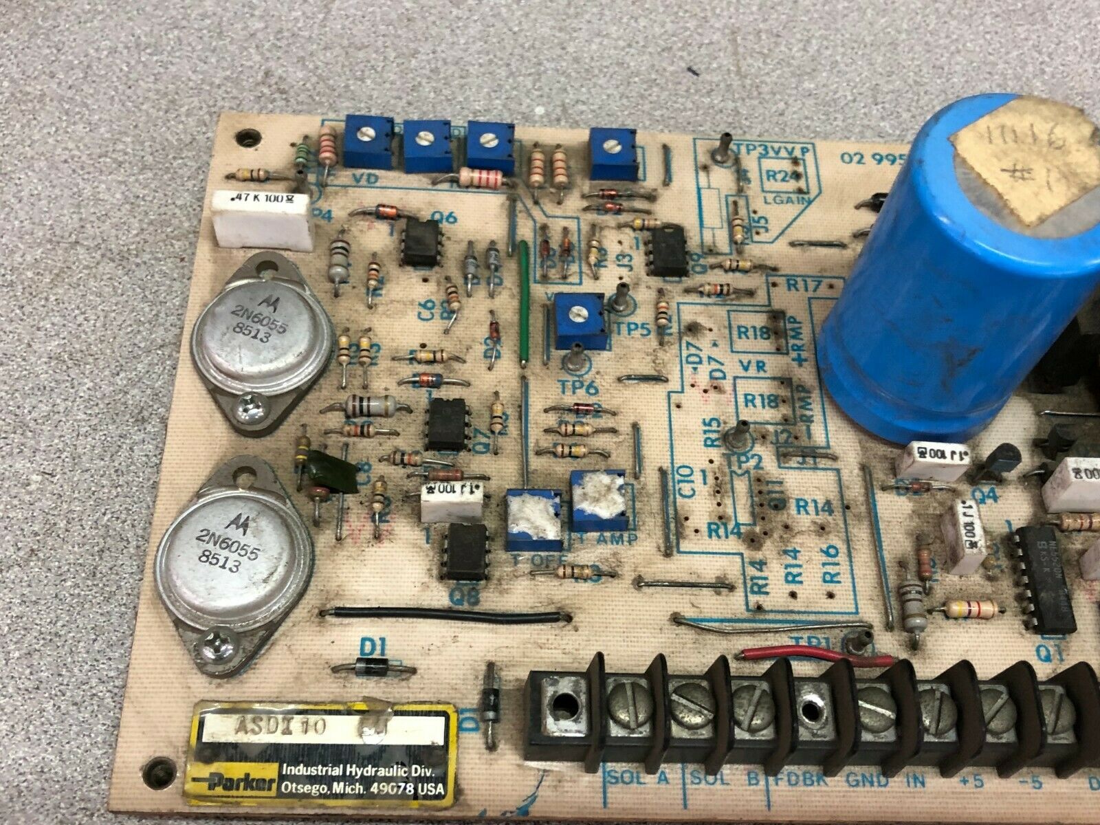 USED PARKER CIRCUIT BOARD ASDI10