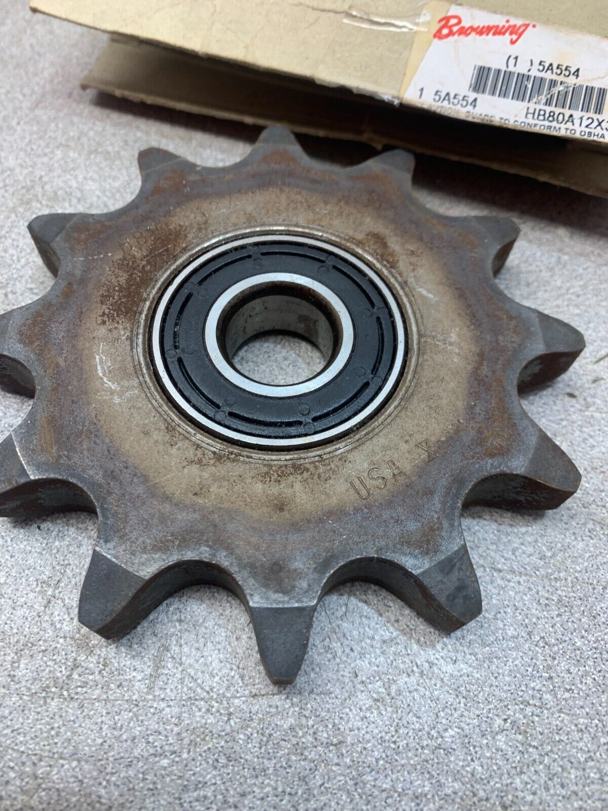 NEW OLD STOCK BROWNING IDLER SPROCKET HB80A12X3/4