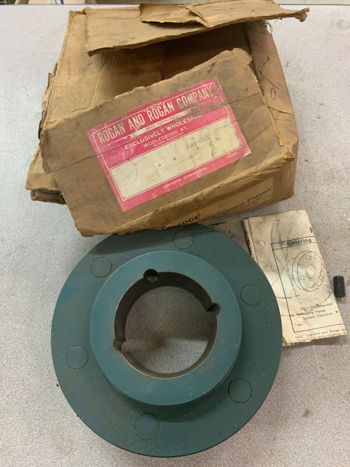 NEW IN BOX DODGE SIZE 8 TYPE H POLY-DISC COUPLING FLANGE 008047