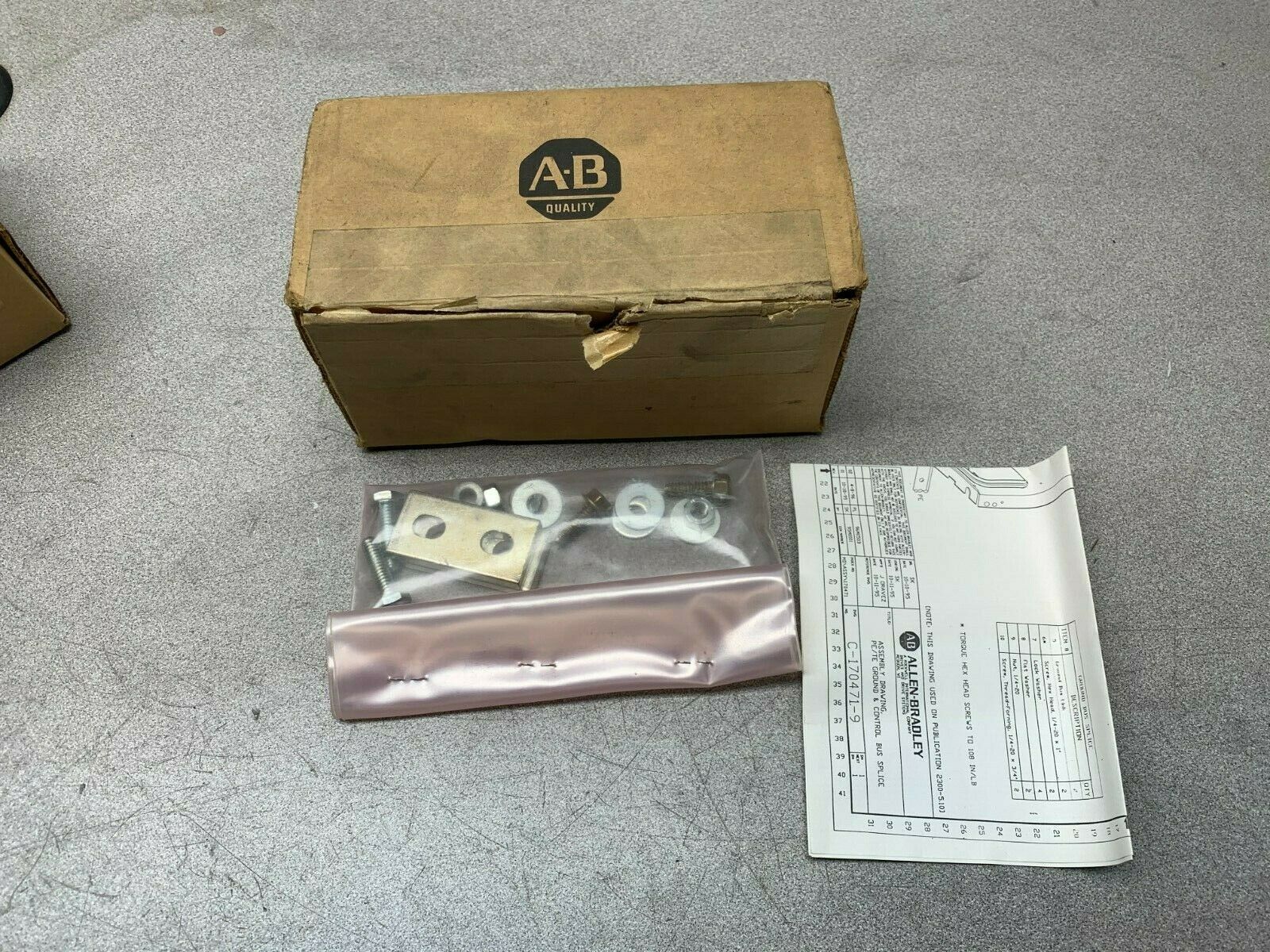 NEW IN BOX ALLEN-BRADLEY BUS SPLICE KIT 170279