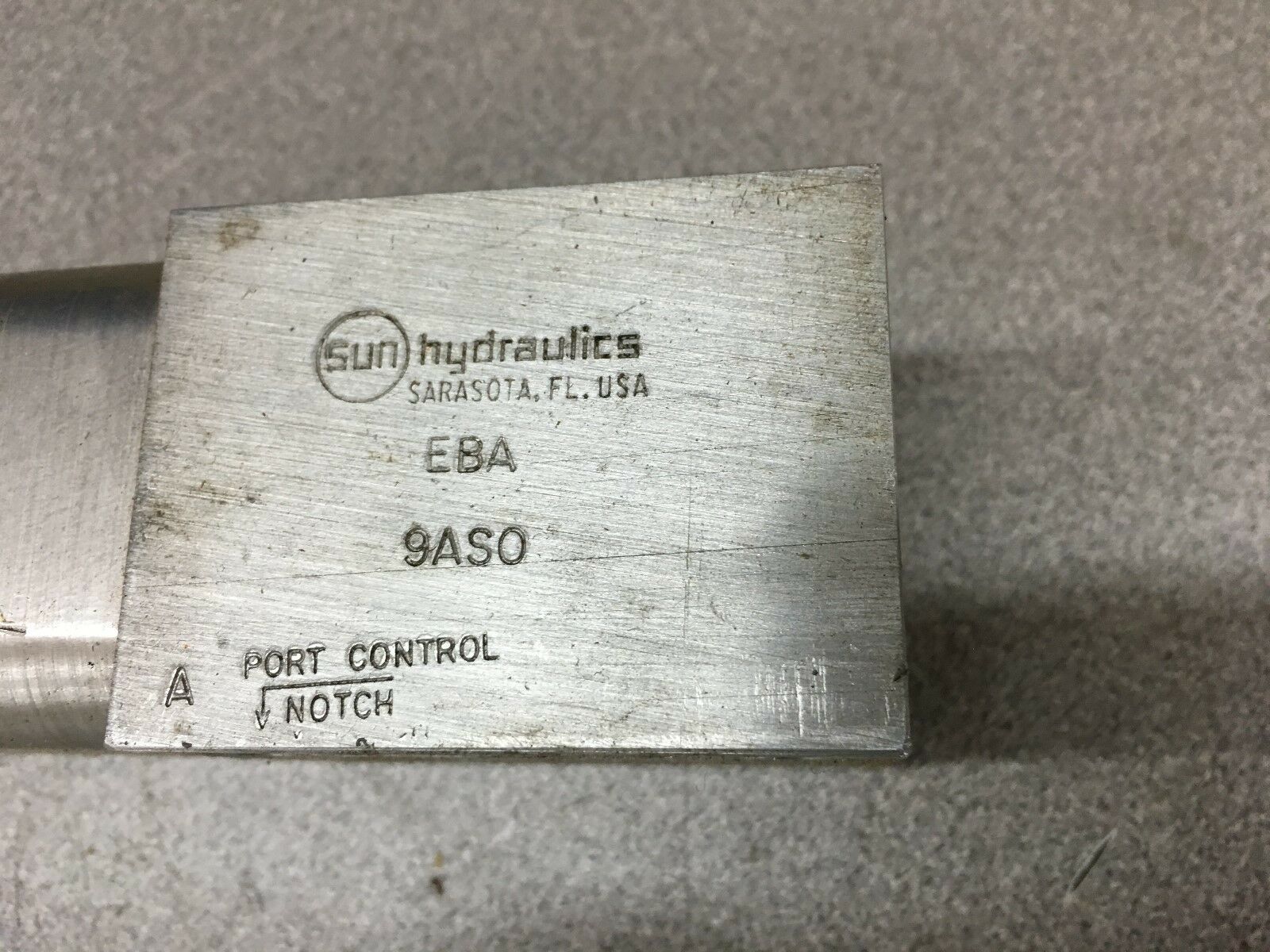 NEW NO BOX SUN HYDRAULICS EBA 9ASO VALVE WITH CBCA LIN