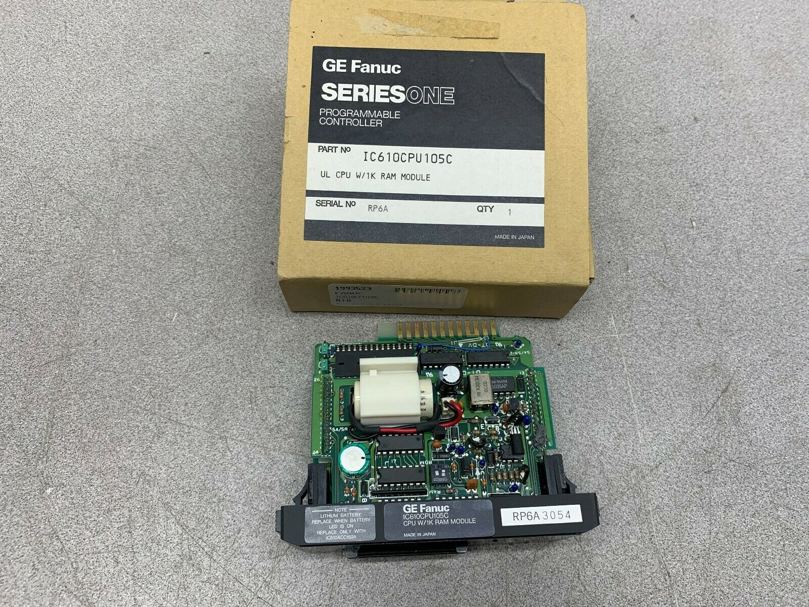 NEW IN BOX GE CONTROLLER IC610PU105C