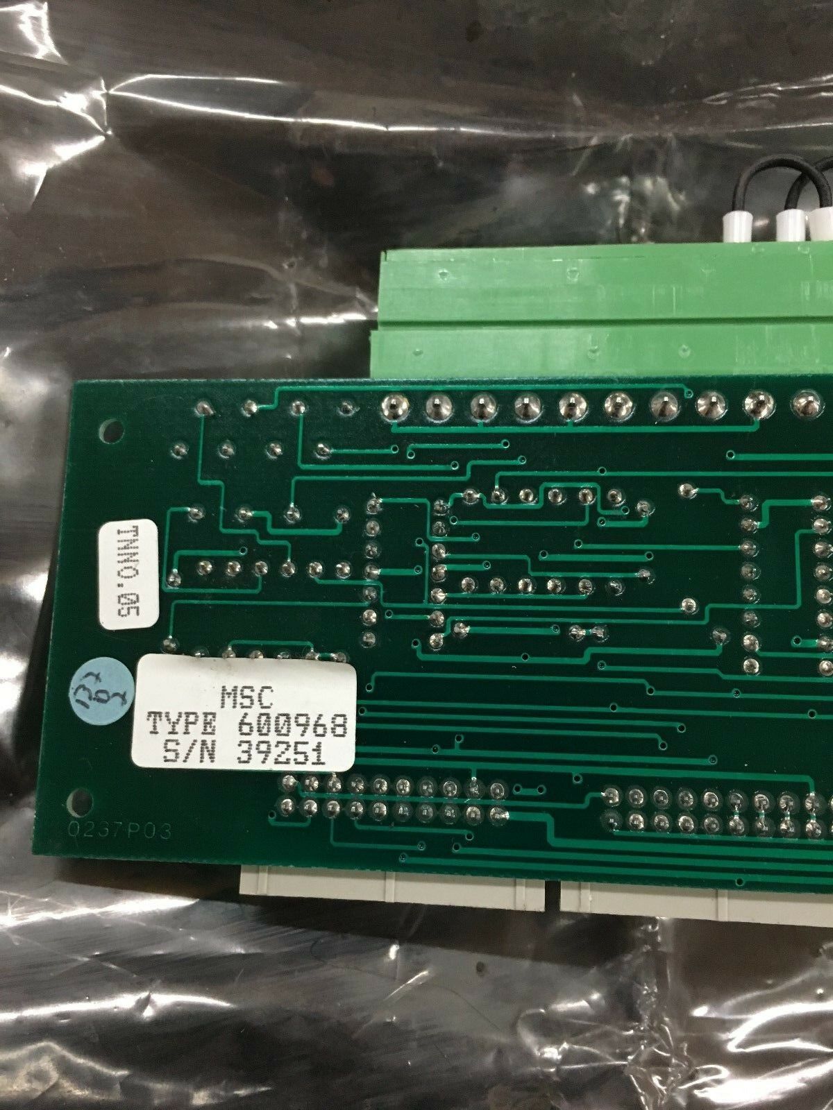 NEW NO BOX MSC BACKPANEL I/O INTERFACE CIRCUIT BOARD 600968