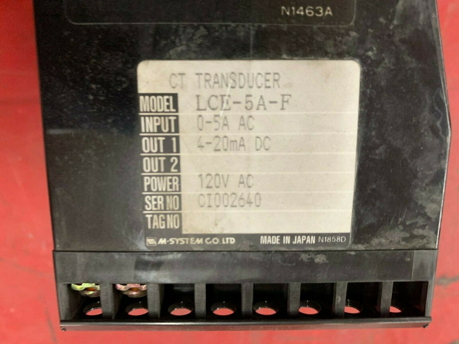 NEW IN BOX M-SYSTEMS TRANSFORMER LCE-5A-F