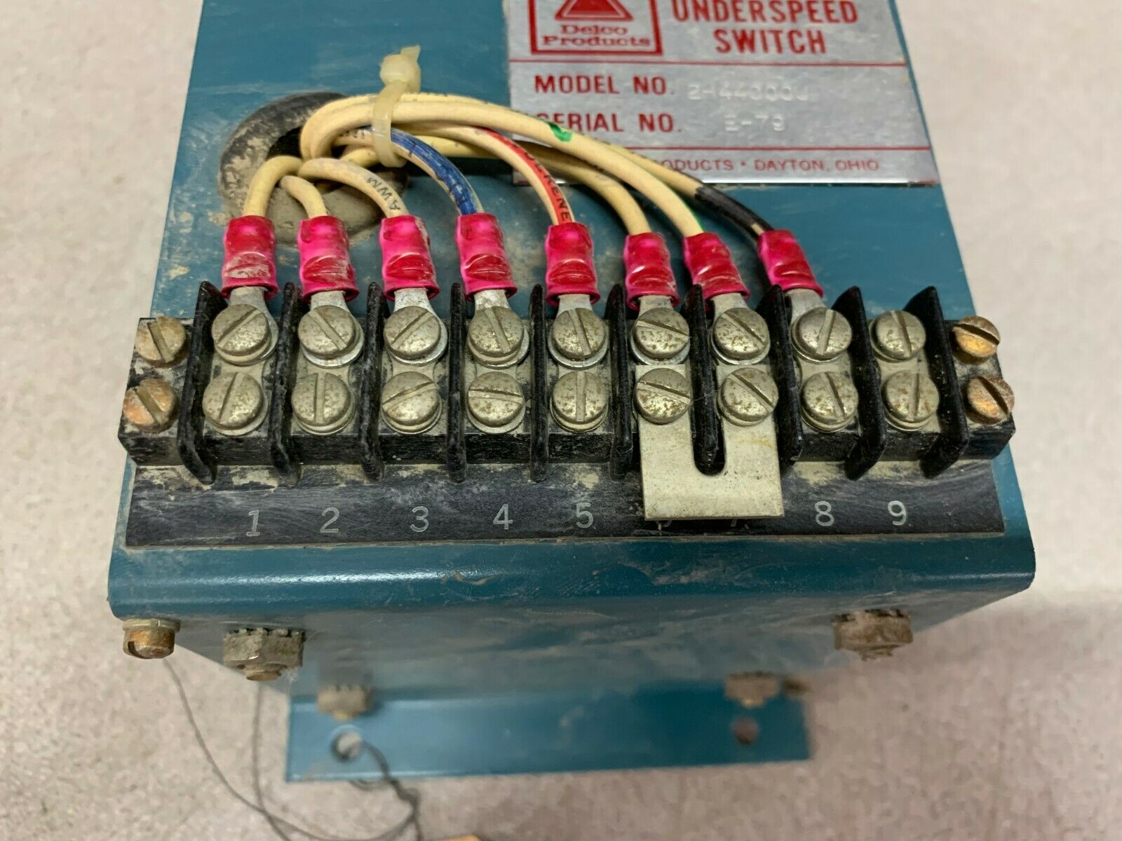 NEW NO BOX DELCO STATIC UNDERSPEED SWITCH 2H44000U