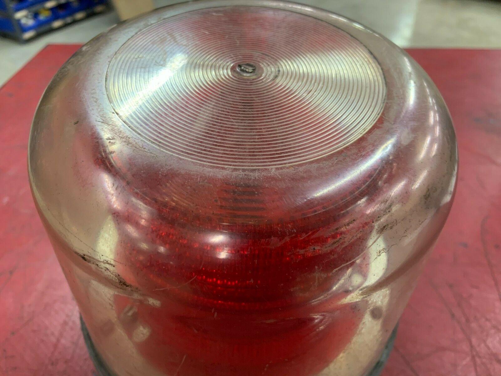 USED EDWARDS ADAPTABEACON RED STROBE LIGHT 94DFR-N5