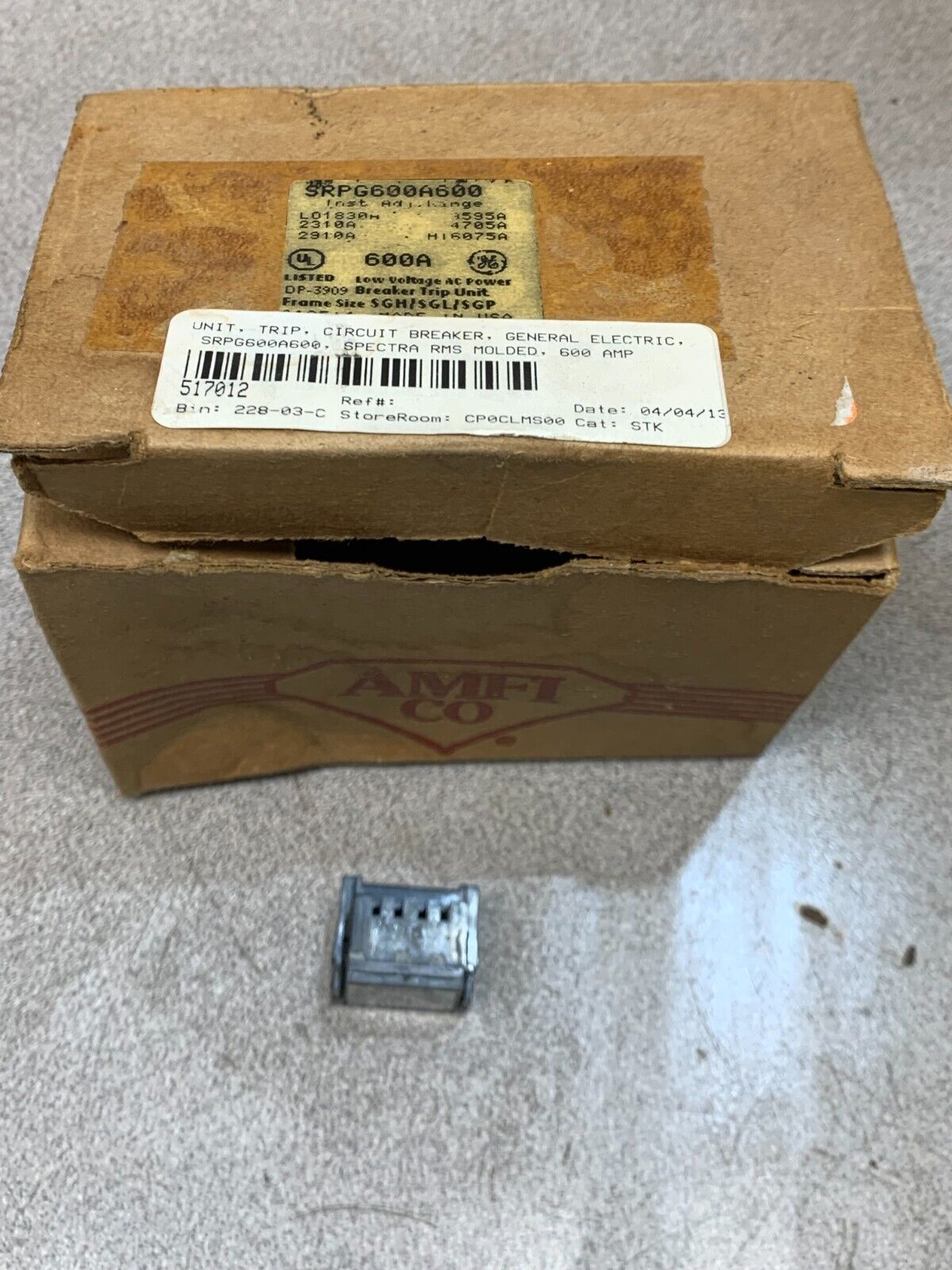 NEW GENERAL ELECTRIC 600AMP RATING PLUG SRPG600A600