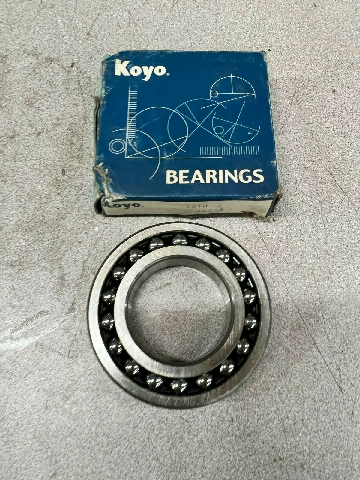 NEW IN BOX KOYO SPHERICAL ROLLER BEARING 1210