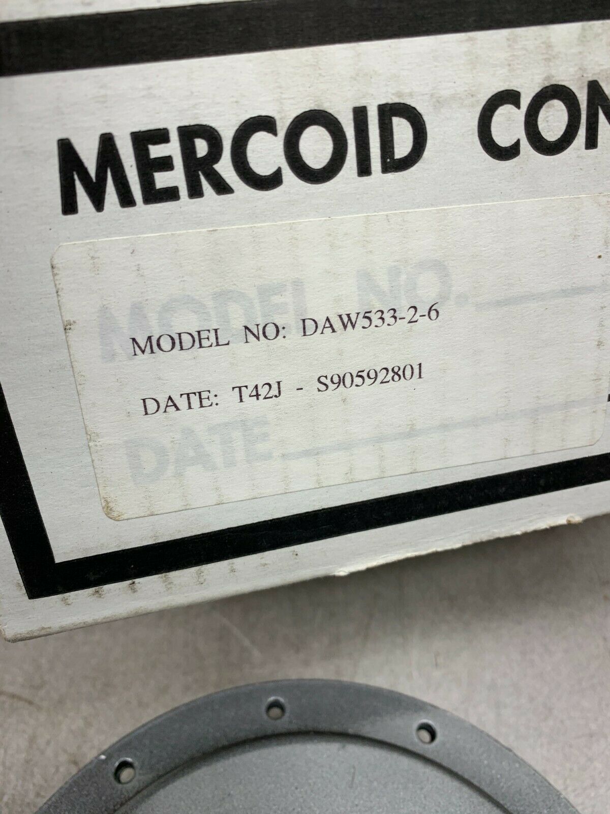 USED MERCOID PRESSURE SWITCH DAW-533-2-6