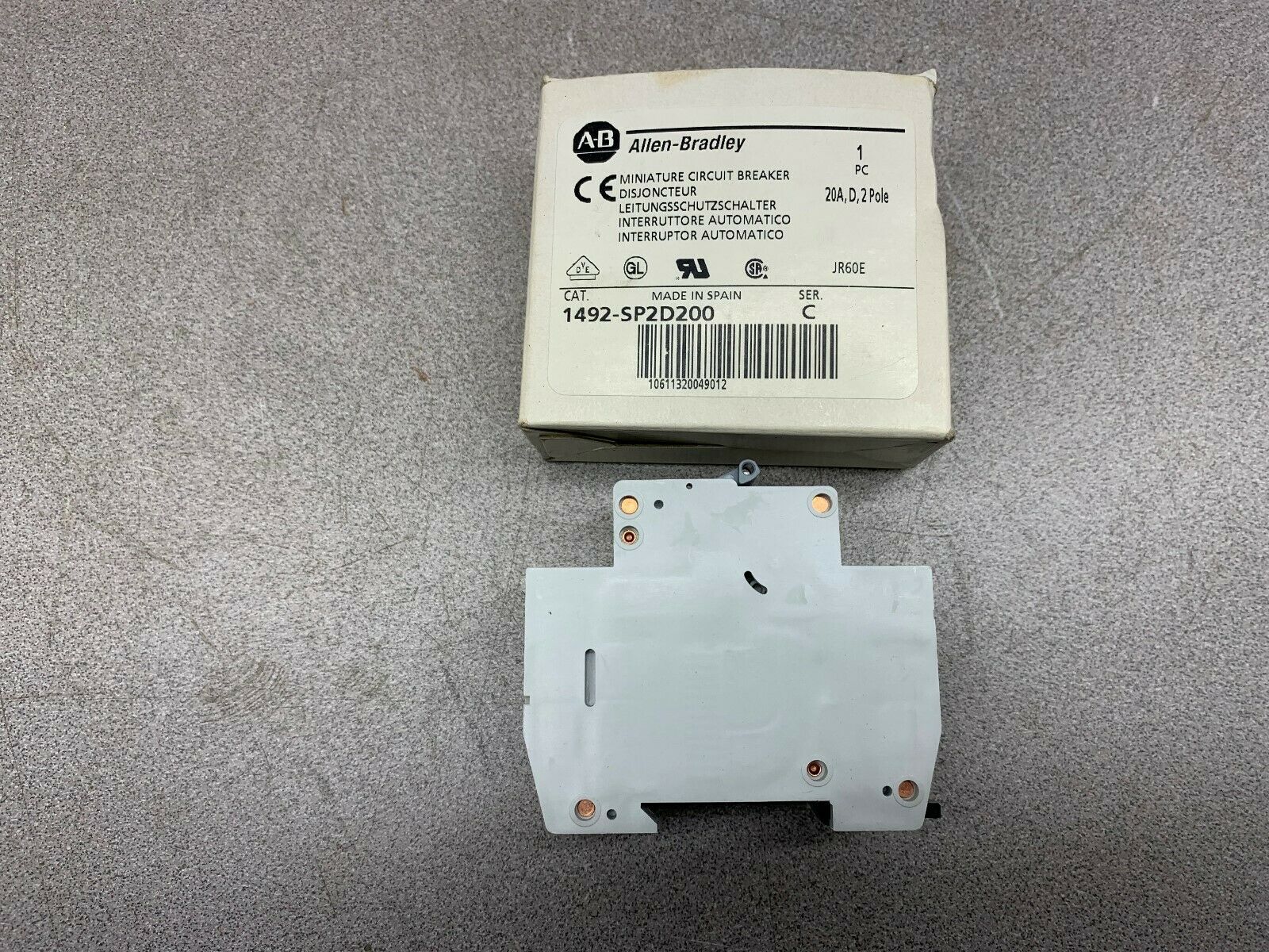 NEW IN BOX ALLEN BRADLEY BREAKER 1492-SP2D200 SERIES C