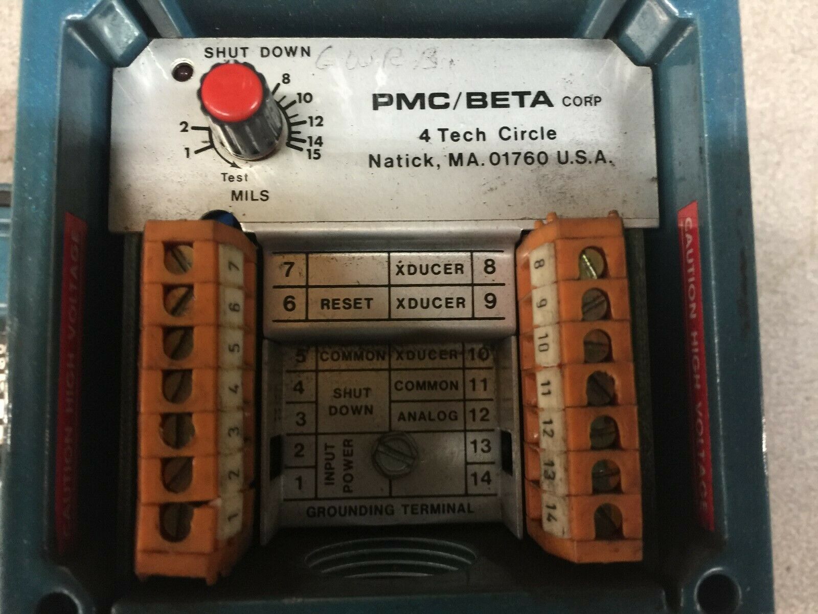 USED PMC/BETA 115 VAC SOLID STATE VIBRATION SWITCH 440SR14000000