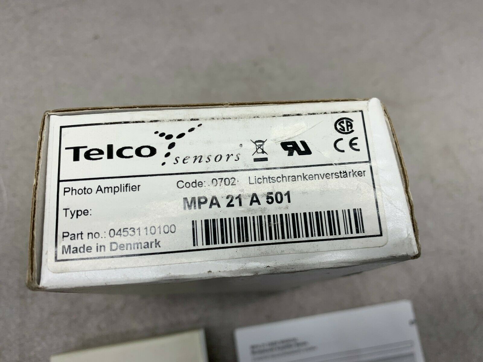 NEW IN BOX TELCO PHOTO AMPLIFIER MPA 21 A 501