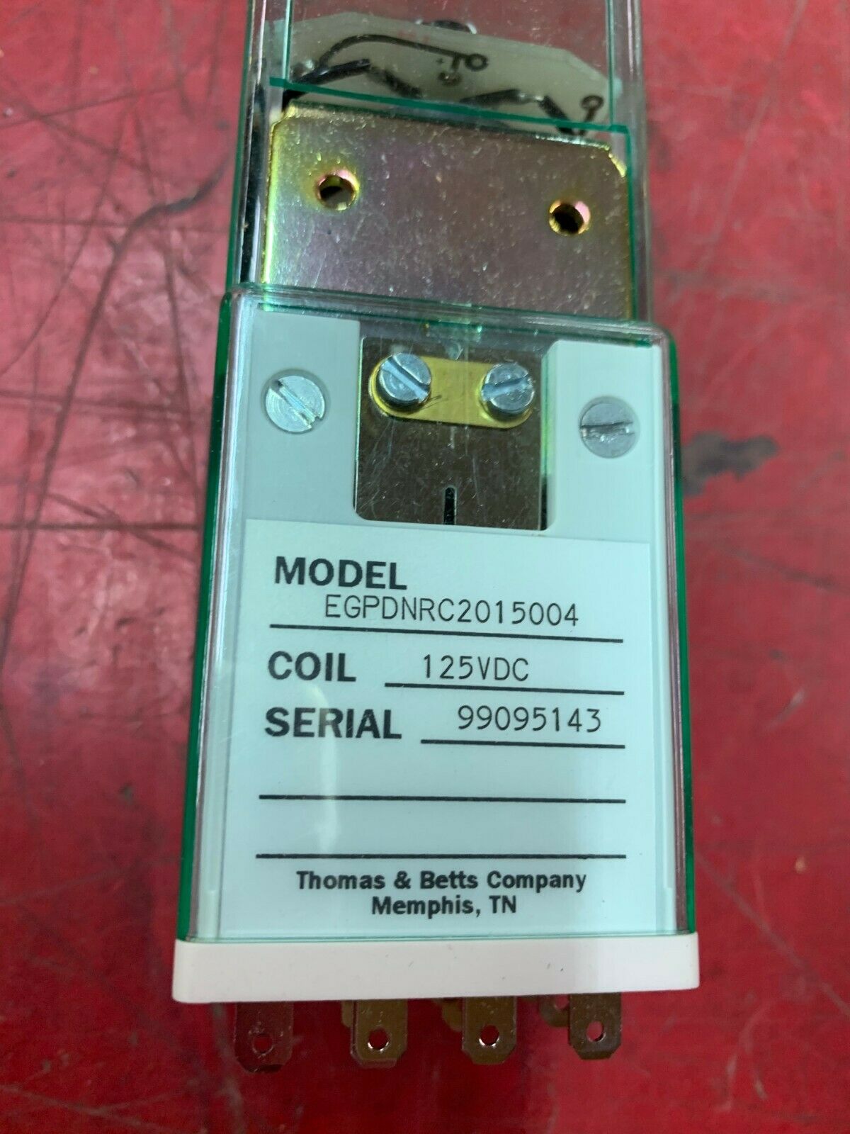 NEW NO BOX AGASTAT 125VDC. TIMING RELAY EGPDNRC2015004