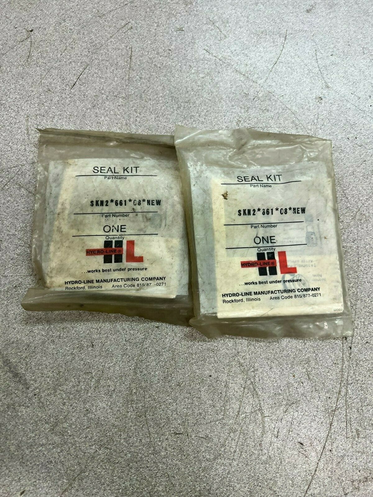 LOT OF 2 NEW IN BAG HYDRO-LINE SEAL KIT SKN2-661-08