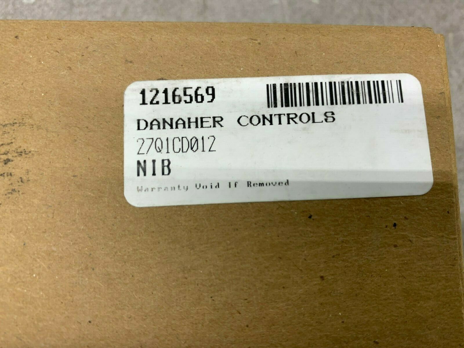 NEW IN BOX DANAHER RELAY 27Q1CD012