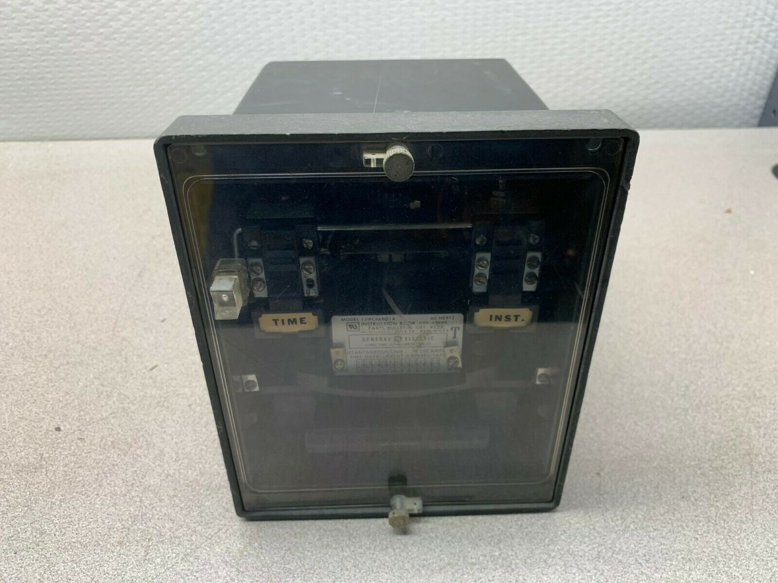 USED GENERAL ELECTRIC 121FC66BD1A OVERCURRENT RELAY 12IFC66BD1A