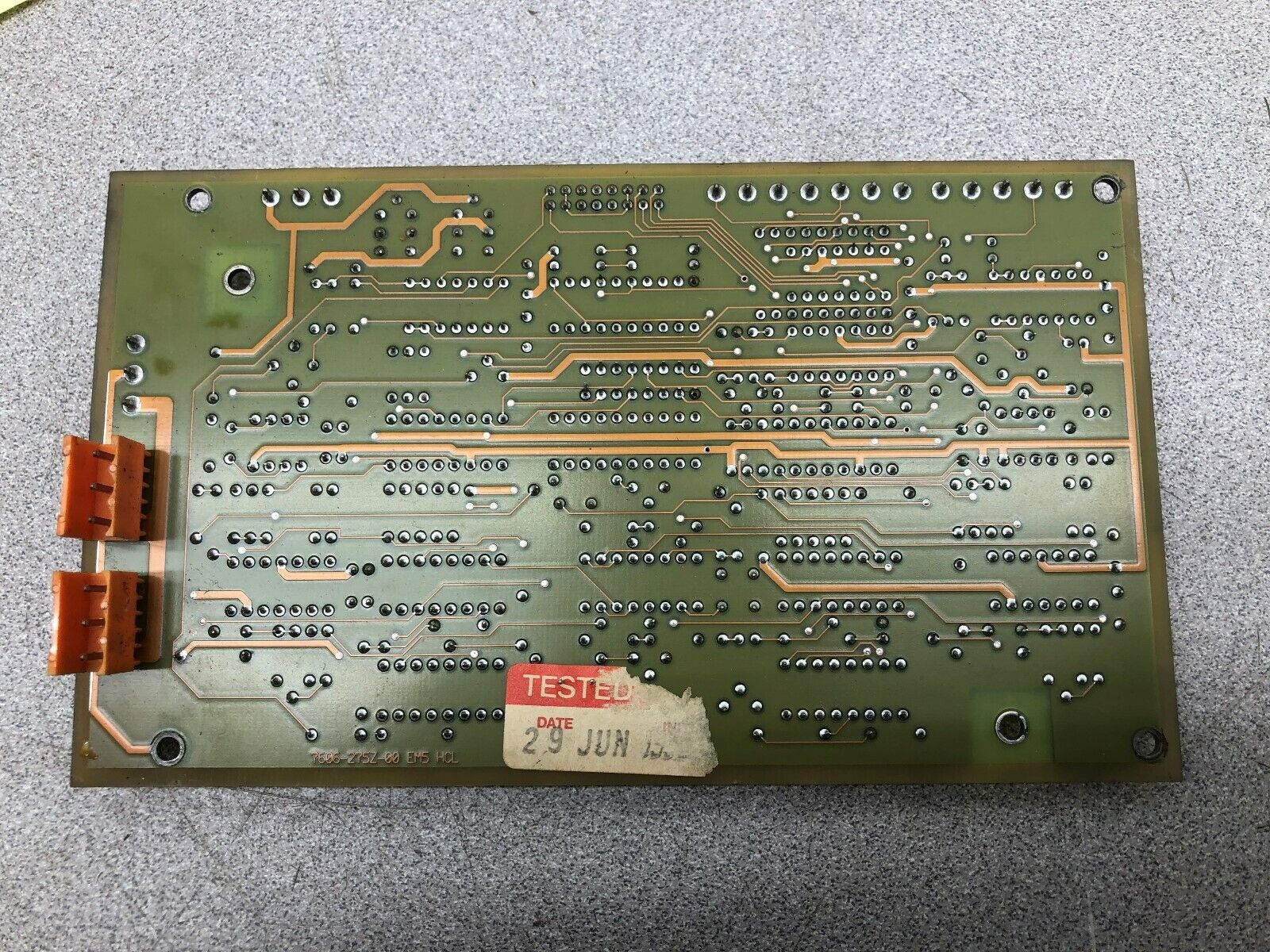 USED PRESSTECH MMG AGC SCANNER CONTROL BOARD 7606-2760