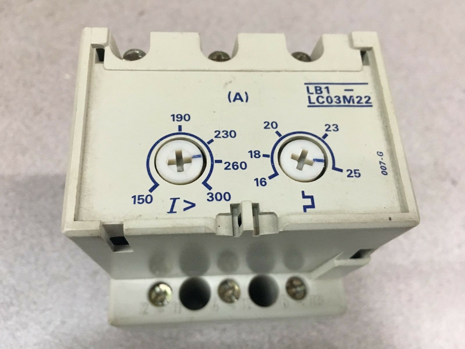 USED TELEMECANIQUE OVERLOAD PROTECTION MODULE LB1-LC03M22