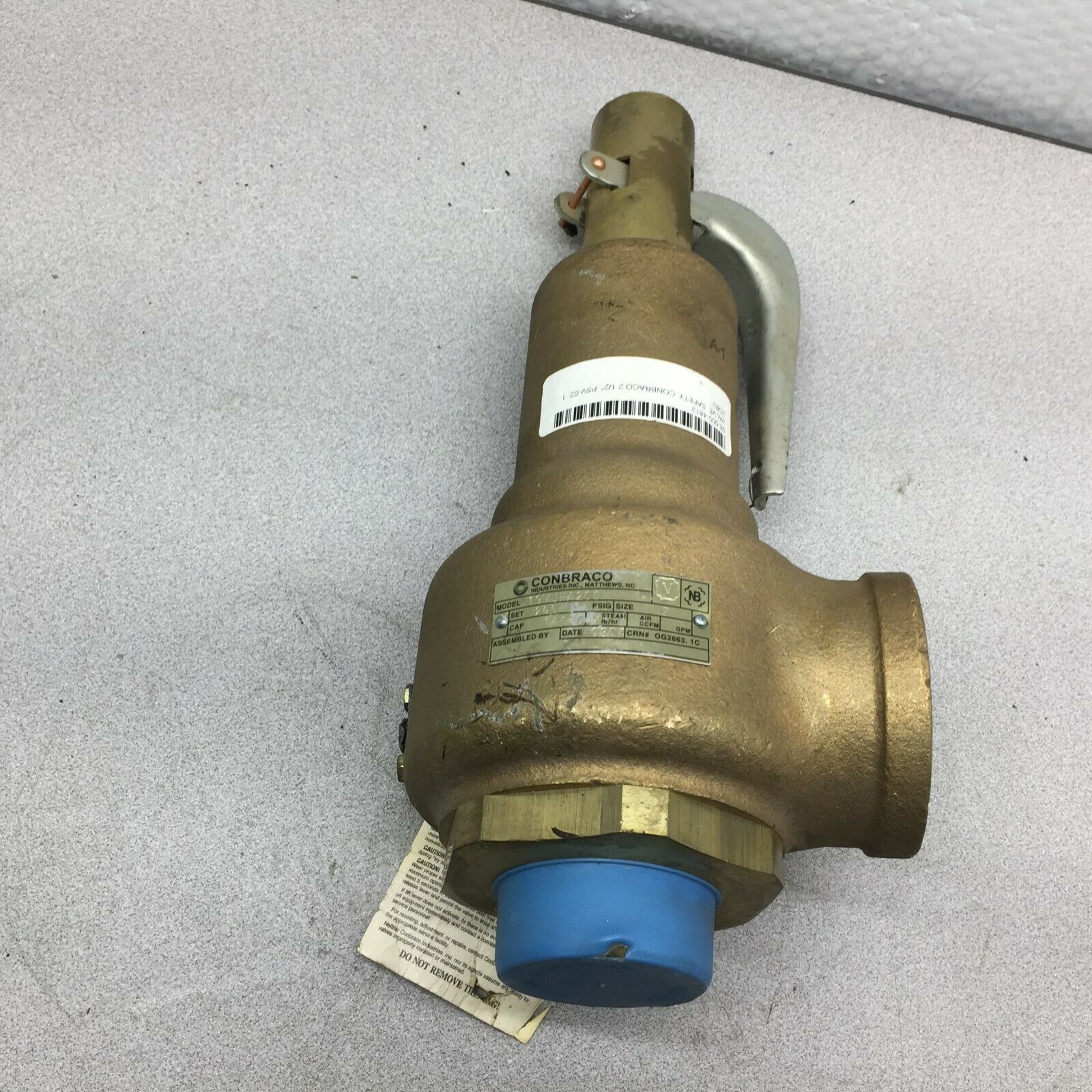 NEW NO BOX CONBRACO 2" 14170 STEAM LB/HR PRESSURE RELEIF VALVE 19MJHA00