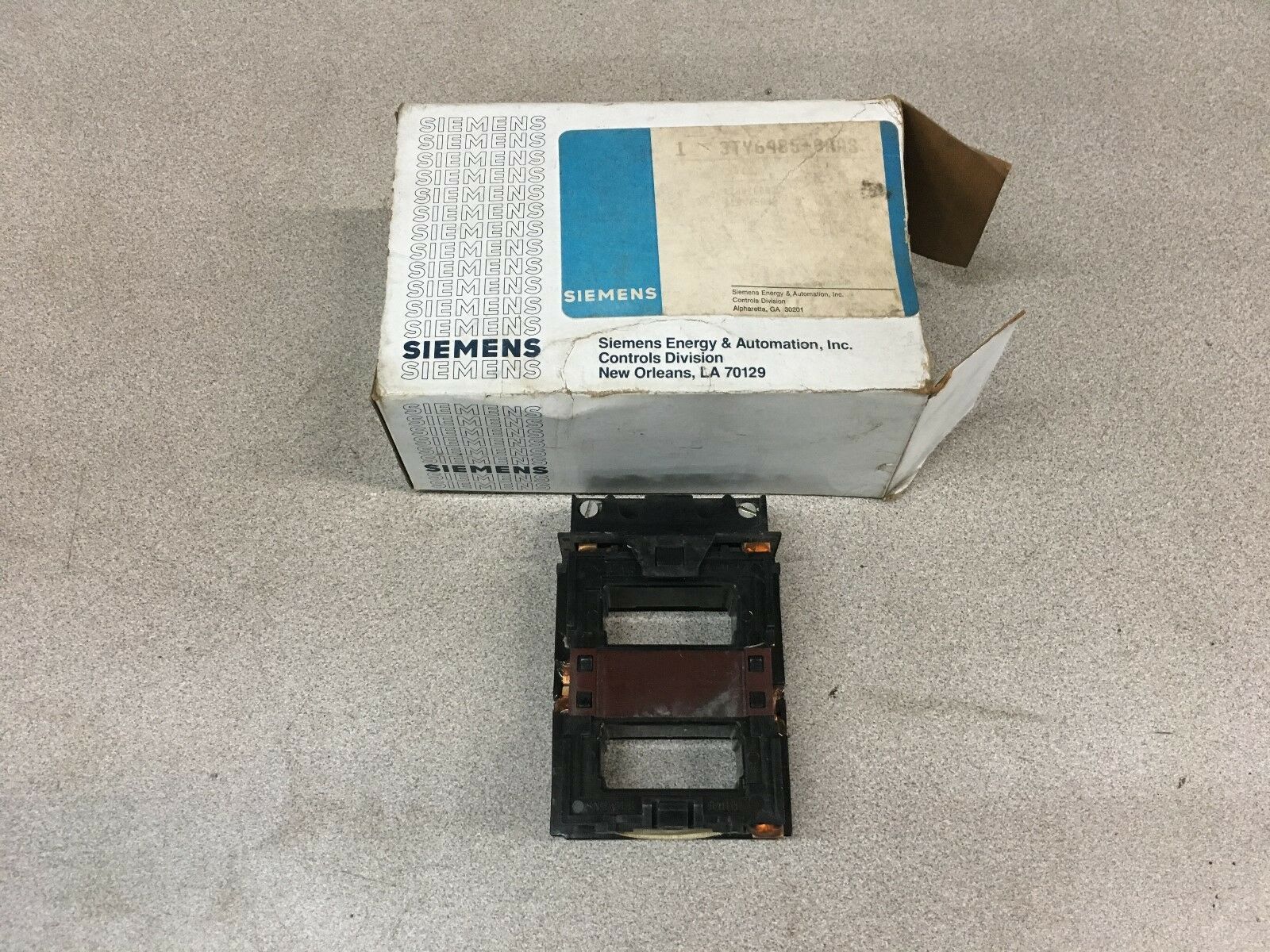 NEW NO BOX SIEMENS COIL 3TY64830AM0